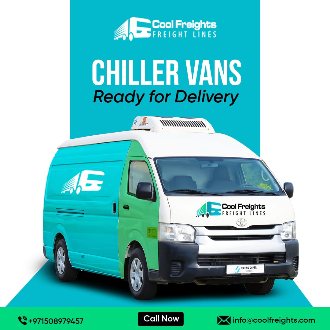 Reliable chiller van rental in Dubai for food and cold transport